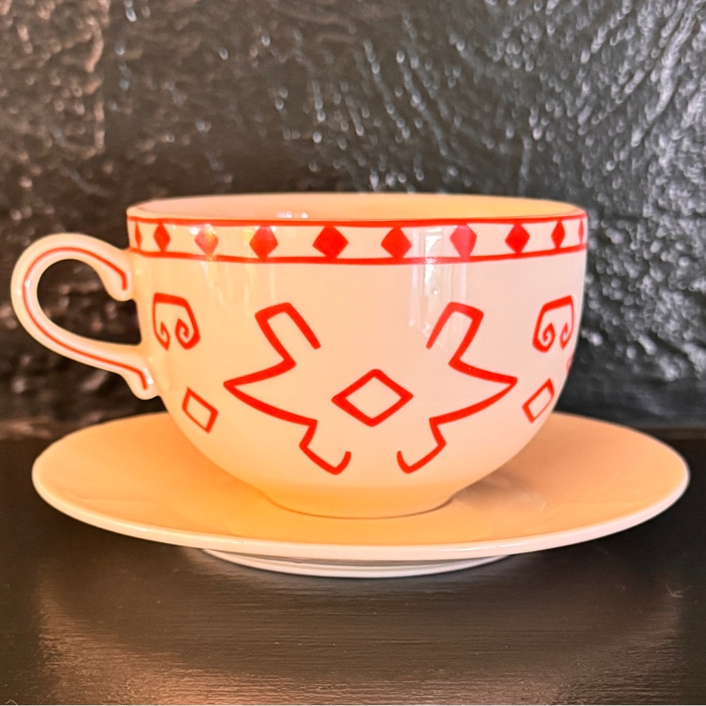 Disney White and Red Teacup